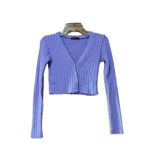 Nasty Gal Knit Cropped Sweater Womens